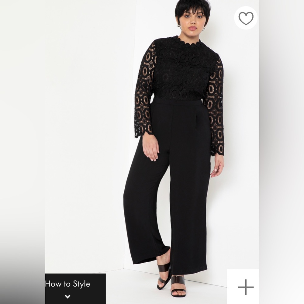 Lace Wide Leg Jumpsuit